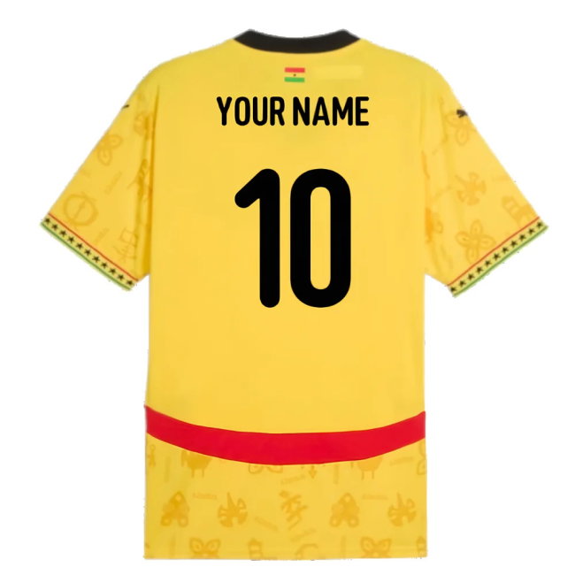 2024-2025 Ghana Away Shirt (Your Name)