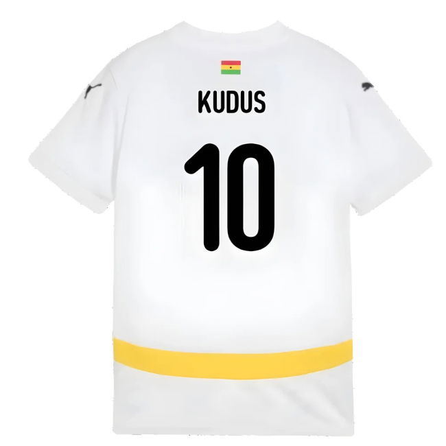 2024-2025 Ghana Home Shirt (Kids) (Kudus 10)