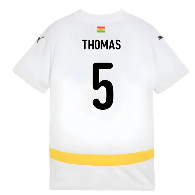 2024-2025 Ghana Home Shirt (Kids) (Thomas 5)