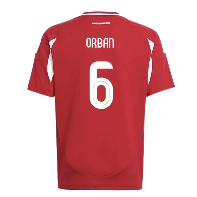 2024-2025 Hungary Home Shirt (Kids) (ORBAN 6)