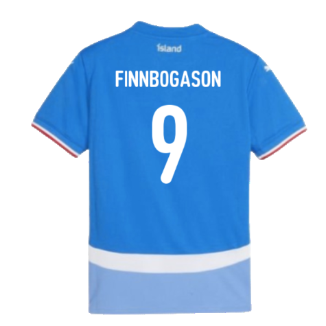 2024-2025 Iceland Home Shirt (Kids) (Finnbogason 9)