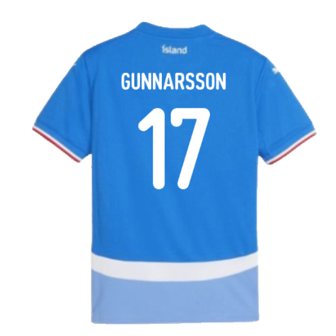 2024-2025 Iceland Home Shirt (Kids) (Gunnarsson 17)