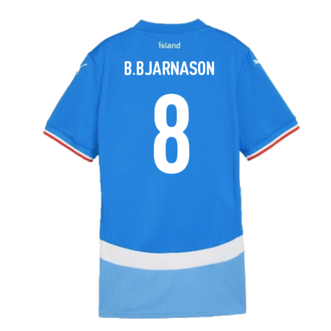 2024-2025 Iceland Home Shirt (Ladies) (B.Bjarnason 8)