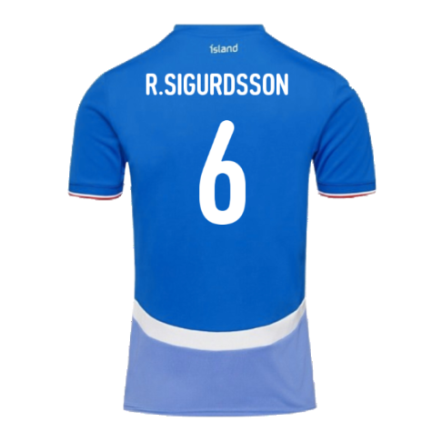 2024-2025 Iceland Home Shirt (R.Sigurdsson 6)