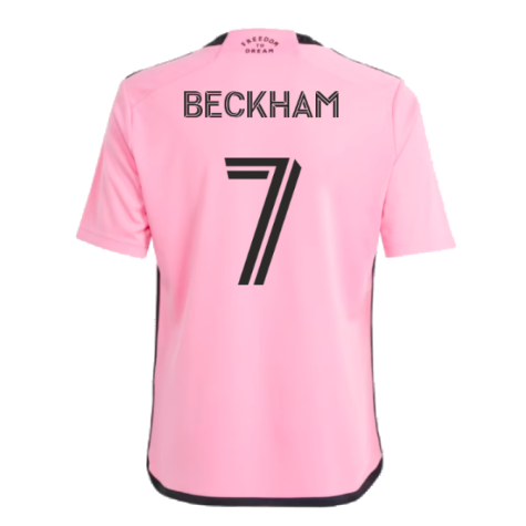 2024-2025 Inter Miami Home Shirt (Kids) (Beckham 7)