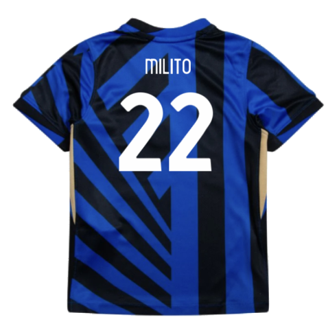 2024-2025 Inter Milan Home Mini Kit (Milito 22)