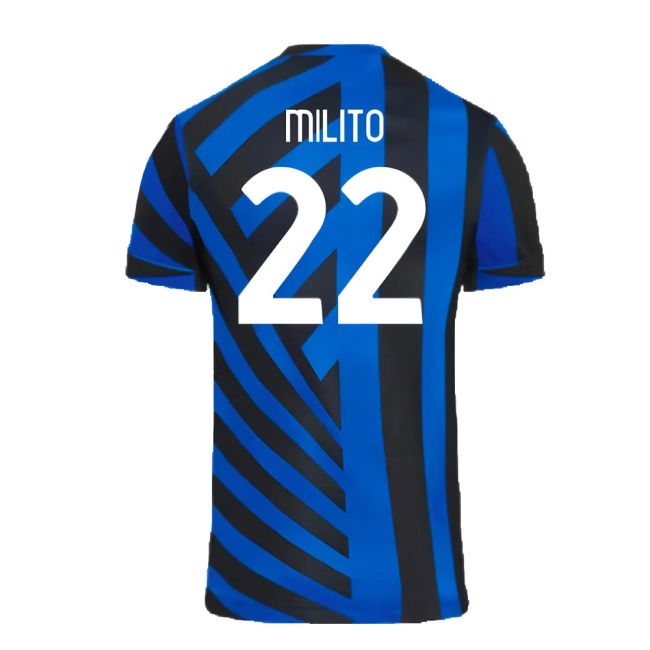 2024-2025 Inter Milan Home Shirt (Milito 22)