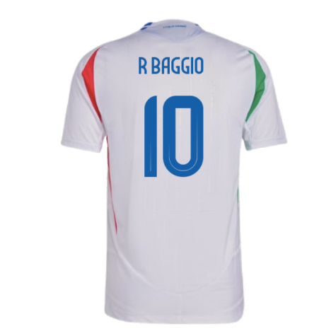 2024-2025 Italy Authentic Away Shirt (R BAGGIO 10)