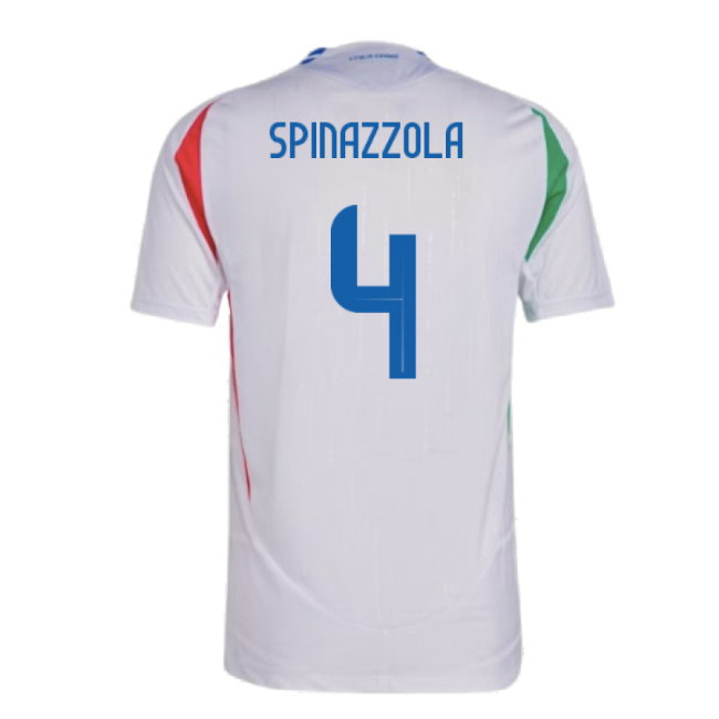 2024-2025 Italy Authentic Away Shirt (SPINAZZOLA 4)