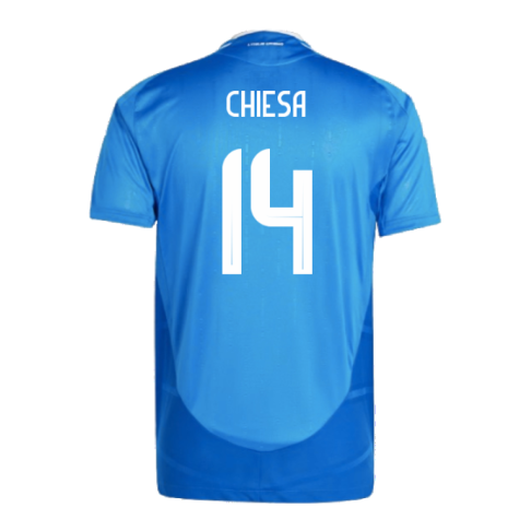 2024-2025 Italy Authentic Home Shirt (CHIESA 14)