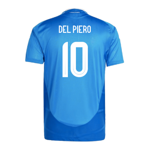 2024-2025 Italy Authentic Home Shirt (DEL PIERO 10)