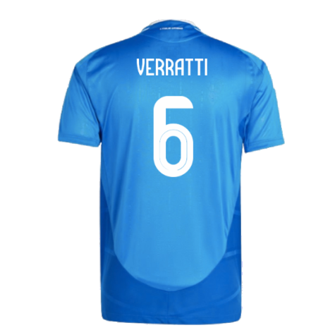 2024-2025 Italy Authentic Home Shirt (VERRATTI 6)