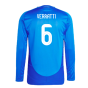 2024-2025 Italy Authentic Long Sleeve Home Shirt (VERRATTI 6)