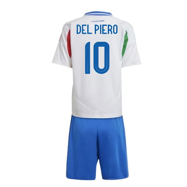2024-2025 Italy Away Mini Kit (DEL PIERO 10)