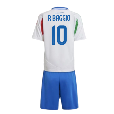 2024-2025 Italy Away Mini Kit (R BAGGIO 10)