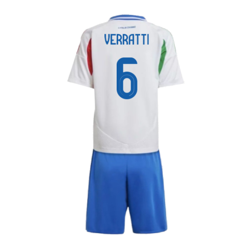 2024-2025 Italy Away Mini Kit (VERRATTI 6)