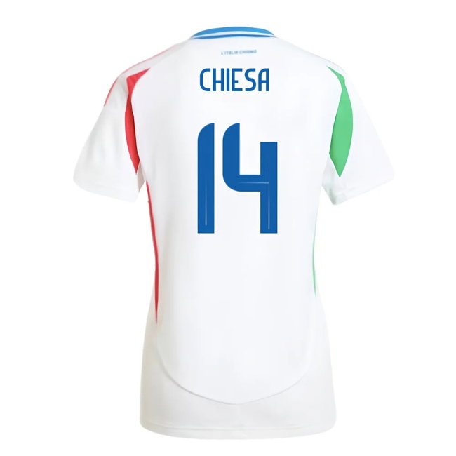 2024-2025 Italy Away Shirt (Ladies) (CHIESA 14)