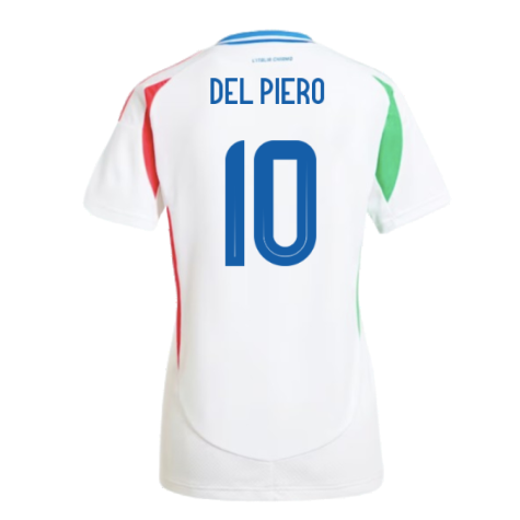 2024-2025 Italy Away Shirt (Ladies) (DEL PIERO 10)