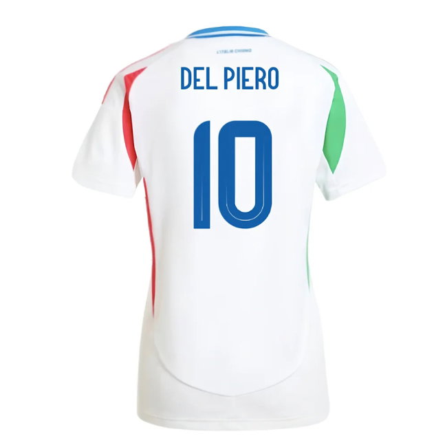 2024-2025 Italy Away Shirt (Ladies) (DEL PIERO 10)