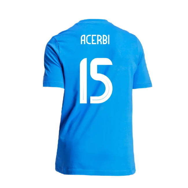 2024-2025 Italy DNA Graphic Tee (Blue) (ACERBI 15)