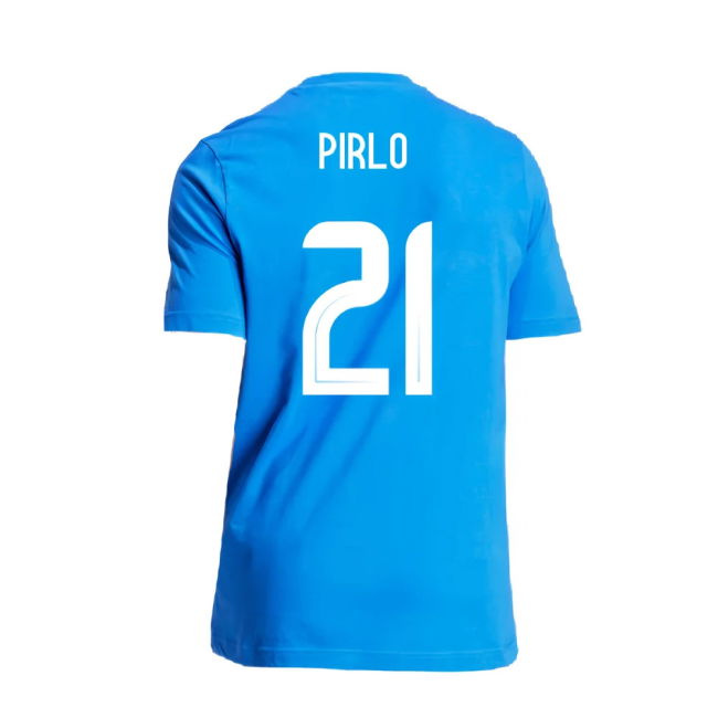 2024-2025 Italy DNA Graphic Tee (Blue) (PIRLO 21)