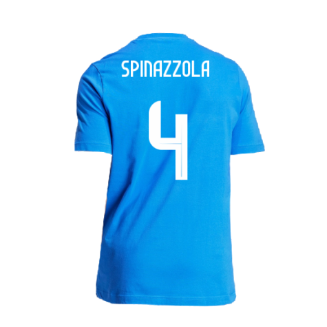2024-2025 Italy DNA Graphic Tee (Blue) (SPINAZZOLA 4)