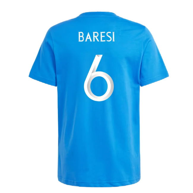 2024-2025 Italy DNA Tee (Blue) - Kids (BARESI 6)