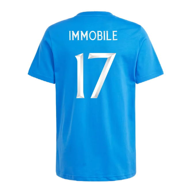 2024-2025 Italy DNA Tee (Blue) - Kids (IMMOBILE 17)