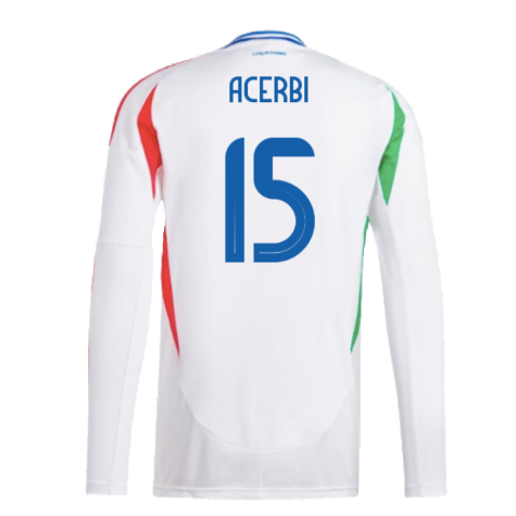 2024-2025 Italy Long Sleeve Away Shirt (ACERBI 15)