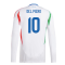 2024-2025 Italy Long Sleeve Away Shirt (DEL PIERO 10)