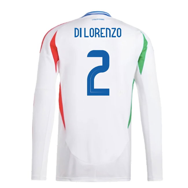 2024-2025 Italy Long Sleeve Away Shirt (DI LORENZO 2)