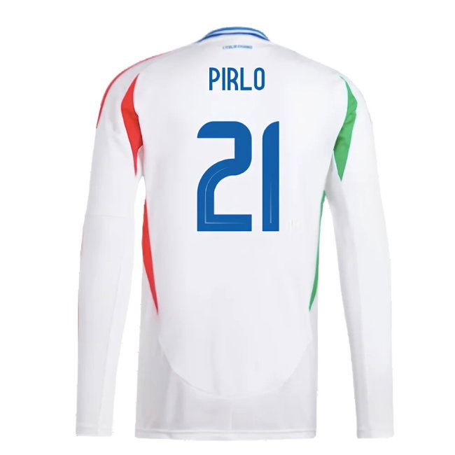 2024-2025 Italy Long Sleeve Away Shirt (PIRLO 21)