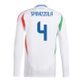 2024-2025 Italy Long Sleeve Away Shirt (SPINAZZOLA 4)
