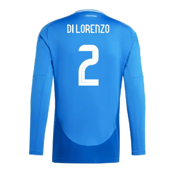 2024-2025 Italy Long Sleeve Home Shirt (DI LORENZO 2)