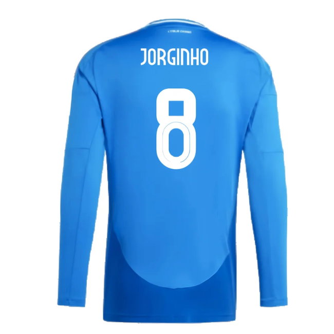 2024-2025 Italy Long Sleeve Home Shirt (JORGINHO 8)