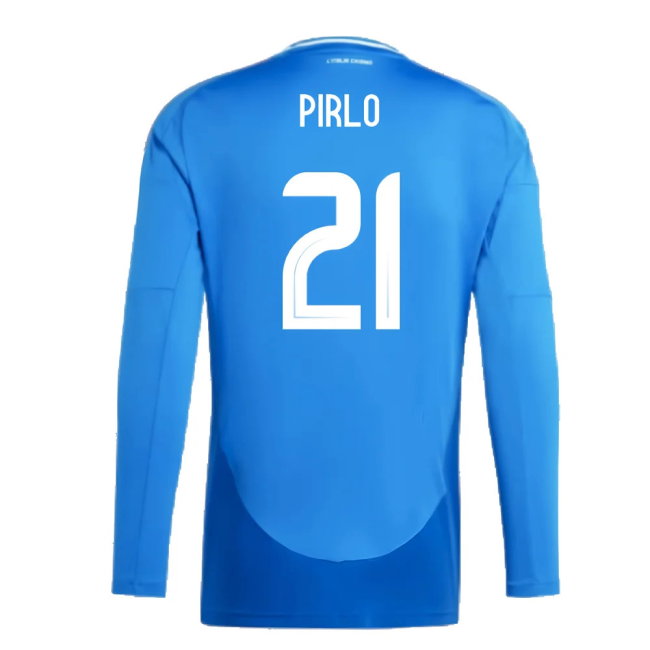 2024-2025 Italy Long Sleeve Home Shirt (PIRLO 21)