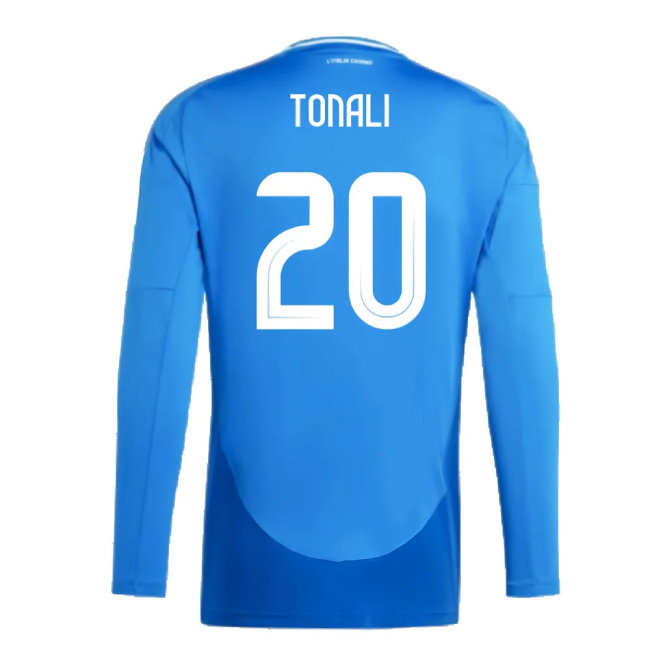 2024-2025 Italy Long Sleeve Home Shirt (TONALI 20)