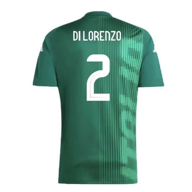 2024-2025 Italy Pre-Match Shirt (Green) (DI LORENZO 2)