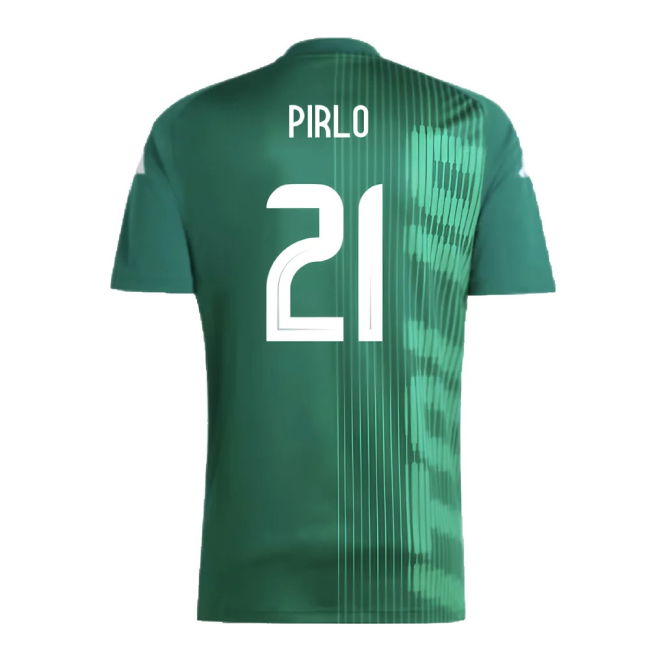 2024-2025 Italy Pre-Match Shirt (Green) (PIRLO 21)