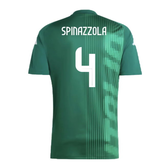 2024-2025 Italy Pre-Match Shirt (Green) (SPINAZZOLA 4)