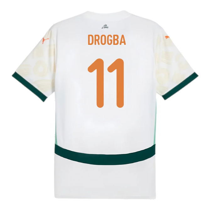 2024-2025 Ivory Coast Away Shirt (Drogba 11)