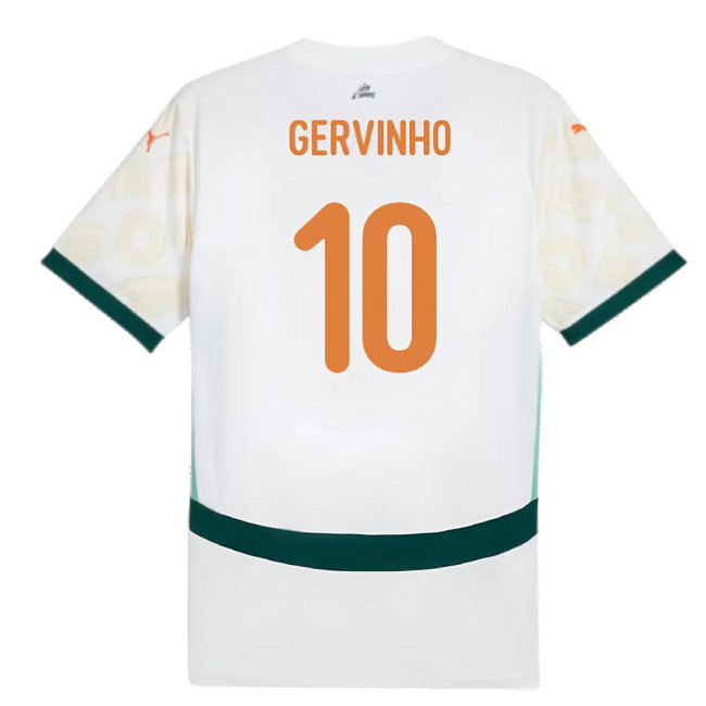 2024-2025 Ivory Coast Away Shirt (Gervinho 10)