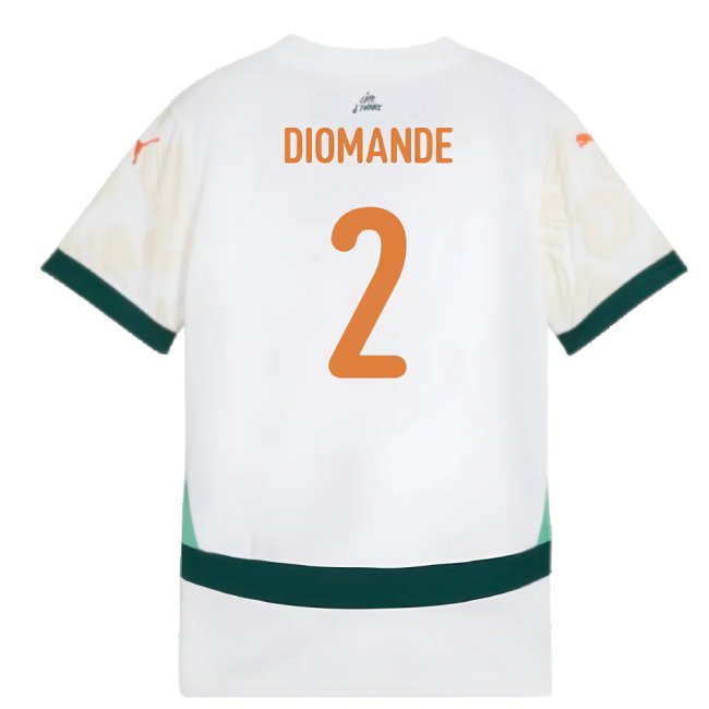 2024-2025 Ivory Coast Away Shirt (Kids) (Diomande 2)
