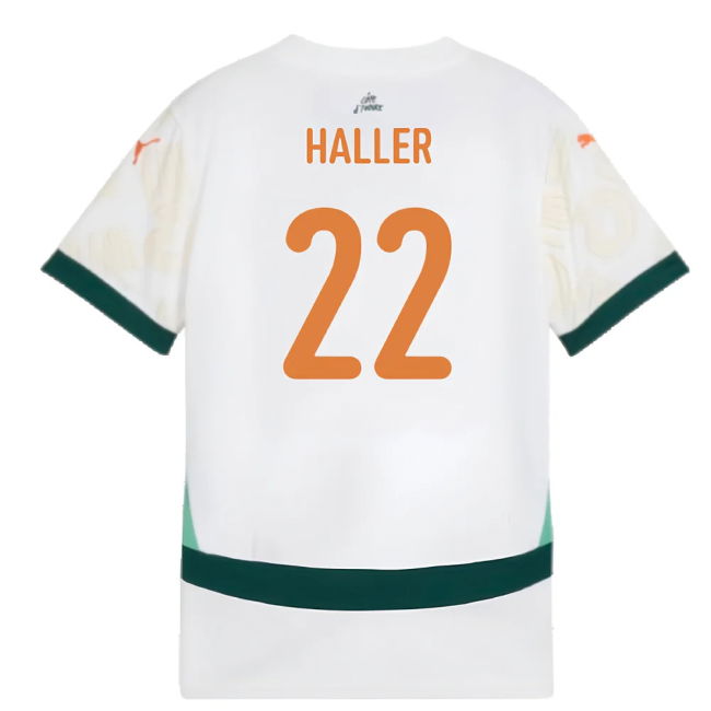 2024-2025 Ivory Coast Away Shirt (Kids) (Haller 22)