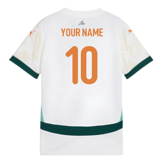 2024-2025 Ivory Coast Away Shirt (Kids) (Your Name)