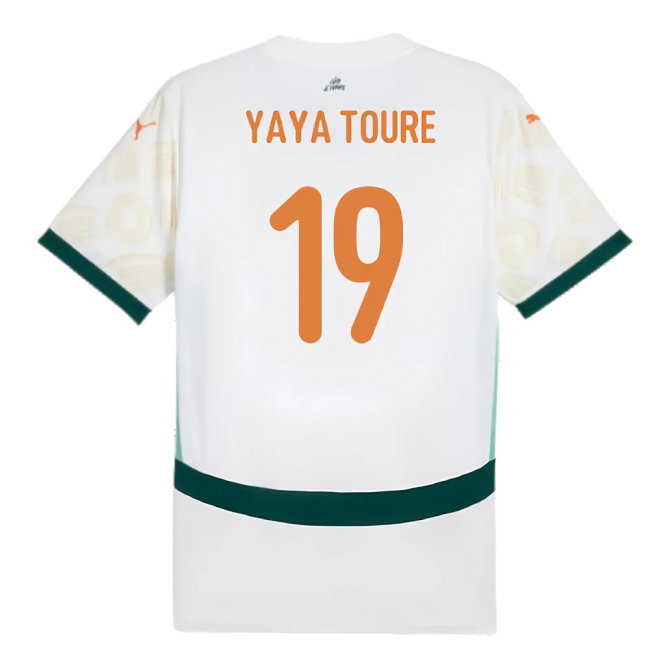 2024-2025 Ivory Coast Away Shirt (Yaya Toure 19)