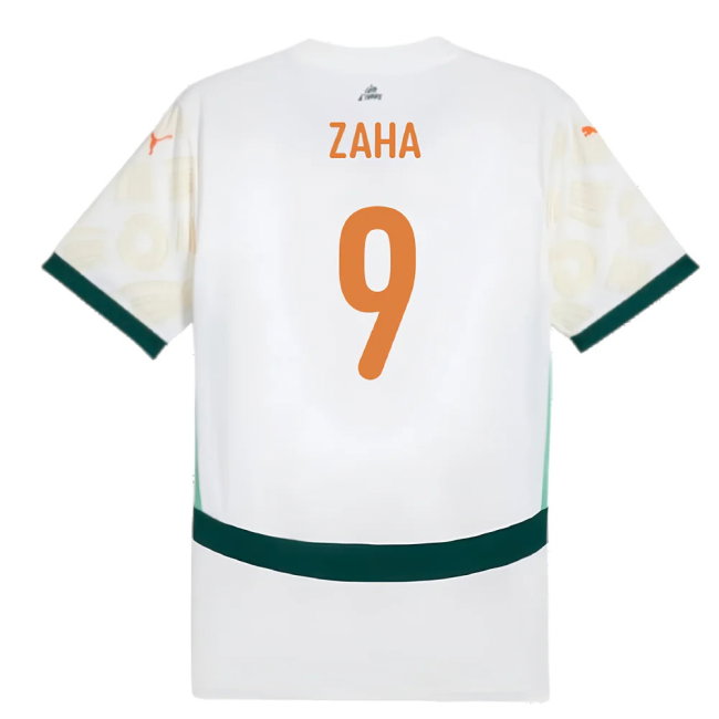 2024-2025 Ivory Coast Away Shirt (Zaha 9)