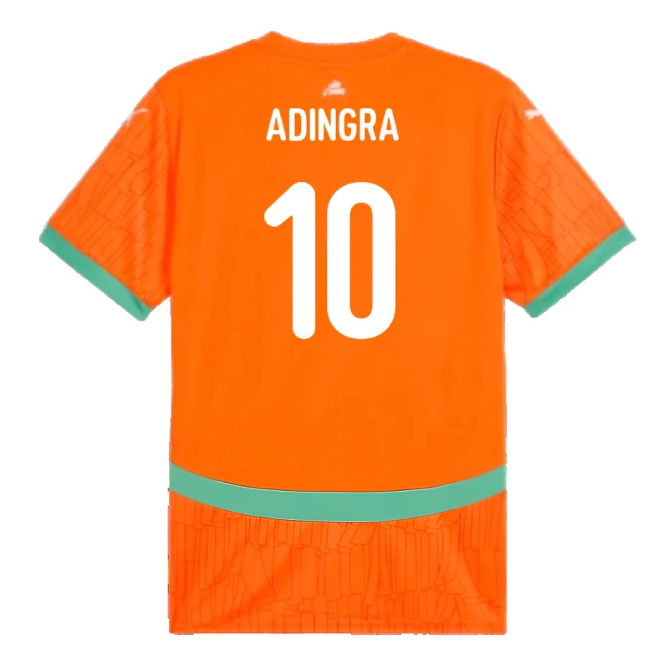 2024-2025 Ivory Coast Home Shirt (Adingra 10)