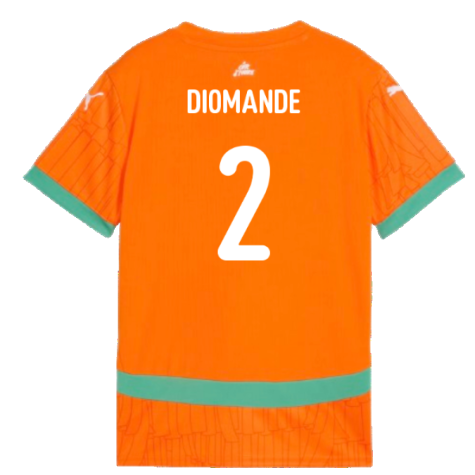 2024-2025 Ivory Coast Home Shirt (Kids) (Diomande 2)