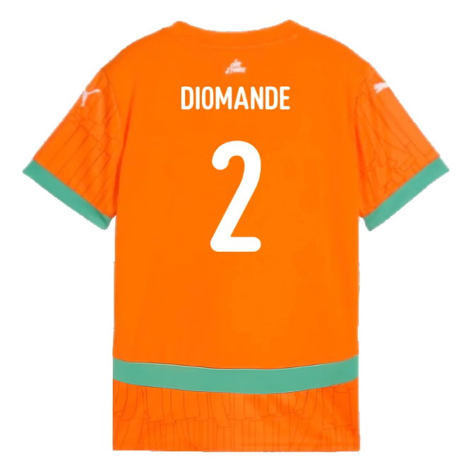 2024-2025 Ivory Coast Home Shirt (Kids) (Diomande 2)
